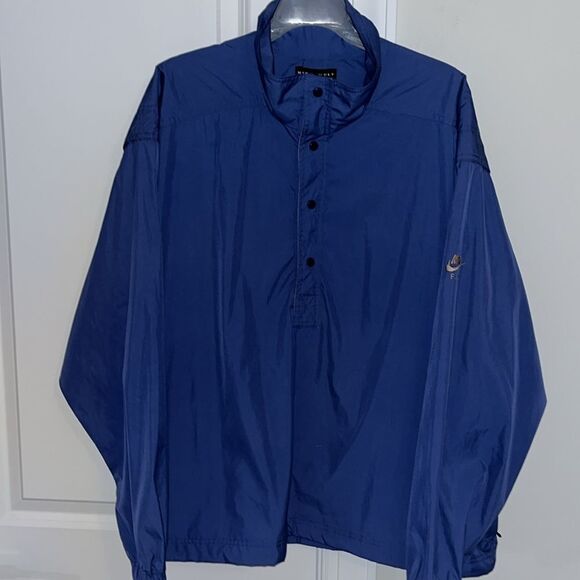 Nike GOLF F.I.T Vintage Windbreaker Track Pullover Snap Yoke Players Jacket L - Picture 4 of 7